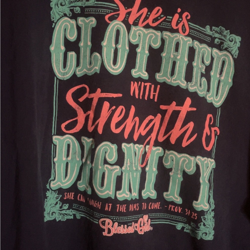 Graphic Tee with Inspirational Quote